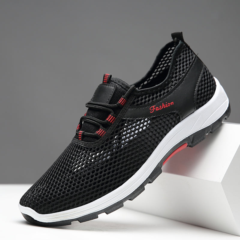 Men's Breathable Mesh Sneakers - Lightweight Casual Shoes