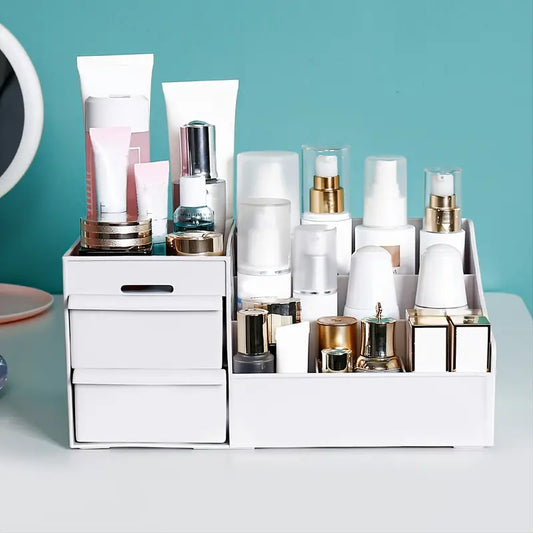 1pc Multifunctional Drawer Storage Box for Skin Care