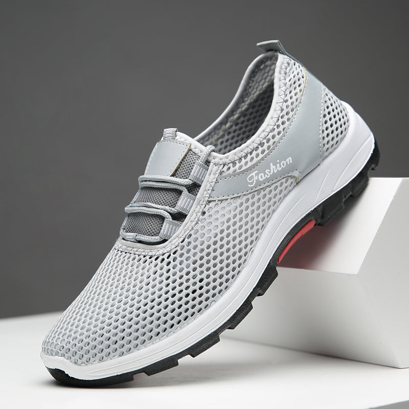 Men's Breathable Mesh Sneakers - Lightweight Casual Shoes