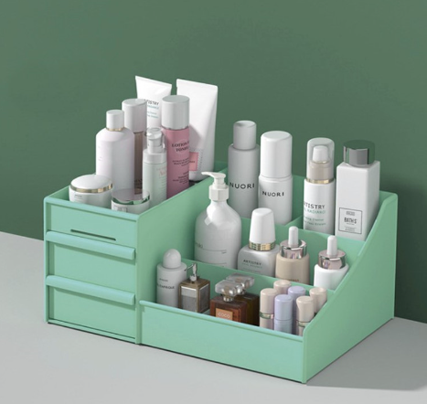 1pc Multifunctional Drawer Storage Box for Skin Care