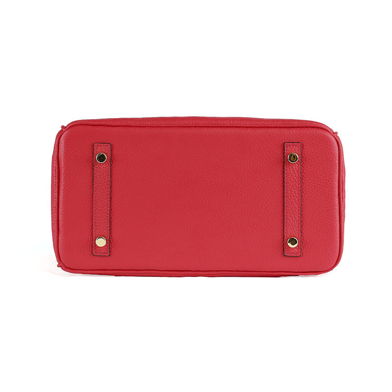 Platinum Bag in First Layer Cowhide for Women