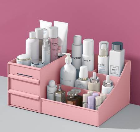 1pc Multifunctional Drawer Storage Box for Skin Care