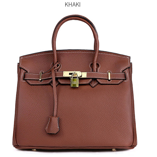 Platinum Bag in First Layer Cowhide for Women